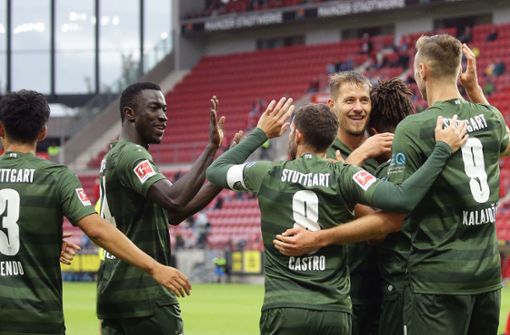 Der VfB siegte souverän in Mainz. Foto: Baumann