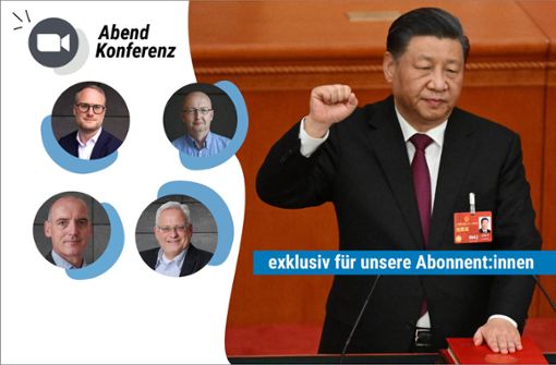 Unseren Abonnentinnen und Abonnenten bieten wir die Teilnahme an einer Diskussionsrunde zum Thema China an. Foto: StN