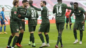 Der VfB Stuttgart trifft in dieser Saison im Schnitt zweimal pro Spiel. Foto: Pressefoto Baumann/Alexander Keppler