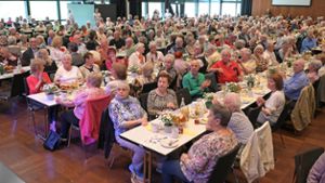 Auch im vergangenen Jahr hatten zahlreiche Seniorinnen und Senioren die städtische Feier besucht. Foto: Stadt Kornwestheim