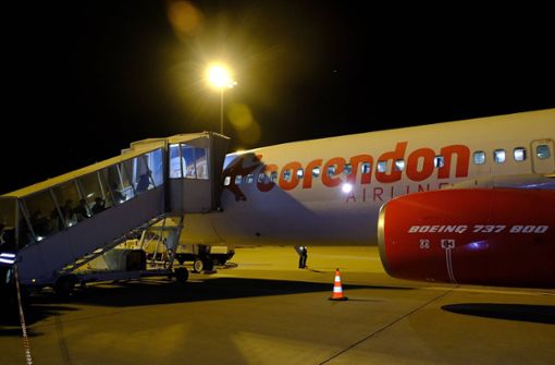 Ein Flugzeug von Corendon Airlines musste in Basel zwischenlanden. Foto: IMAGO/Peter Hartenfelser