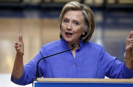 US-Präsidentschaftskandidatin Hillary Rodham Clinton äußert sich über ihren republikanischen Mitbewerber. Foto: AP