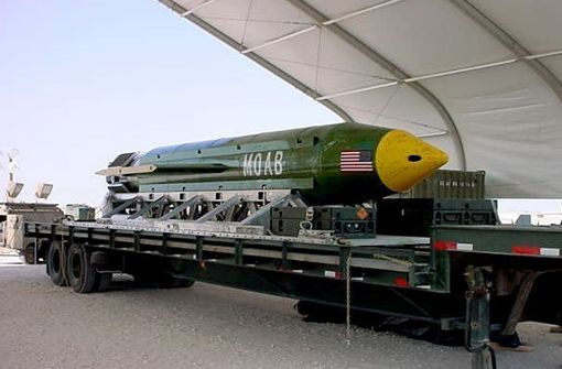 US-Streitkräfte haben erstmals die stärkste nicht-atomare Bombe in einem Kampfeinsatz abgeworfen. (Symbolbild) Foto: Eglin Air Force Base