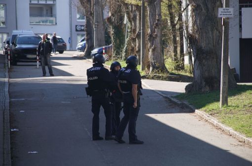 Die Polizei war mit Großaufgebot vor Ort. Foto: SDMG/Dettenmeyer