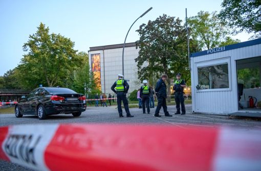 In der Nähe der Synagoge in Hamburg ist es am Sonntagnachmittag zu einem Angriff gekommen, bei dem ein 29 Jahre alter Mann verletzt wurde. Foto: dpa/Jonas Walzberg