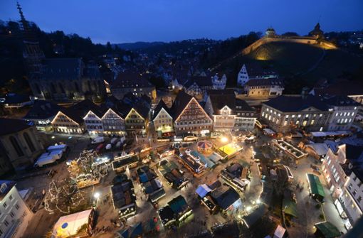 Der Esslinger Mittelalter- und Weihnachtsmarkt kann in diesem Jahr aus Infektionsschutzgründen nicht wie gewohnt stattfinden. Foto: dpa/Franziska Kraufmann