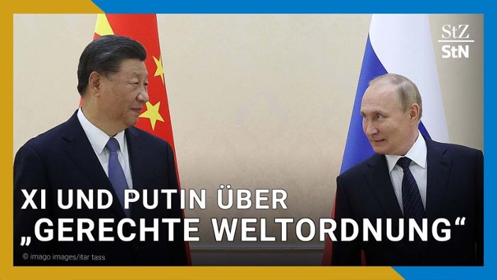 Putin und Xi äußern sich über „gerechte Weltordnung“ | Staatsbesuch in Moskau