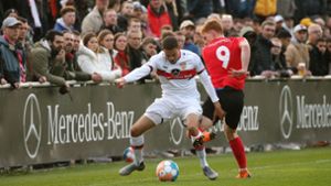 Der VfB II hat sich die nächste Niederlage eingehandelt. Foto: Pressefoto Baumann/Alexander Keppler