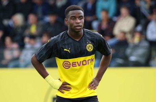 Youssoufa Moukoko spielt im Nachwuchs von Borussia Dortmund und soll an das Profiteam herangeführt werden. Foto: picture alliance/dpa/Revierfoto