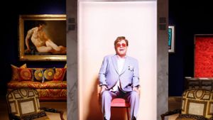 Ein Blick in das Pop-Up-Museum zur Auktion The Collection of Sir Elton John. Goodbye Peachtree Road bei Christies. Foto: imago/UPI Photo