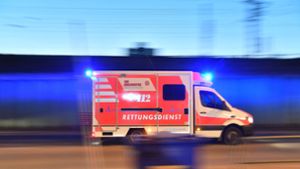 Ein Rettungswagen brachte den leichtverletzten Jungen in ein Krankenhaus (Symbolbild). Foto: dpa/Boris Roessler