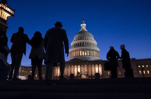 Im Kapitol in Washington wird über Donald Trumps Zukunft entschieden. Foto: dpa/J. Scott Applewhite