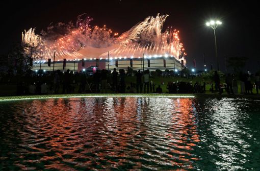 Die Fußball-WM 2022 in Katar ist eröffnet. Foto: AFP/JUAN MABROMATA