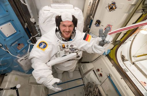 Alexander Gerst auf der ISS. Foto: ESA