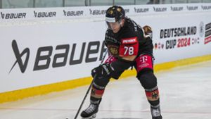 Nico Sturm ist für die Auswahl des Deutschen Eishockey-Bundes enorm wichtig. Foto: Sebastian Kahnert/dpa