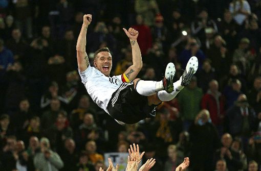 Ein letztes Hurra im DFB-Trikot: Lukas Podolski Foto:dpa Foto:  