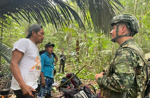 Soldaten und Indigene durchkämmen auf der Suche nach vier Kindern seit Wochen den Regenwald. Foto: dpa/---
