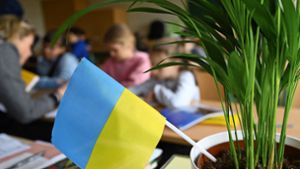Viele Kinder aus der Ukraine werden  nun auch hierzulande unterrichtet. Foto: dpa/Robert Michael