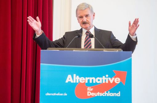 Der AfD-Bundestagsabgeordnete Lothar Maier will bei einer „politisch-korrekten Wohlfühlinitiative“ nicht dabei sein. Foto: Martin Stollberg