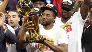 Kawhi Leonard gewann vergangene Saison mit Toronto überraschend den NBA-Titel. Foto: Frank Gunn/The Canadian Press/dp