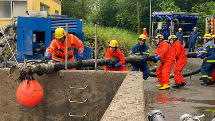 Flutkatastrophe im Saarland: Leonberger THW packt mit an