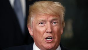 Trump ist wieder Trump: Der US-Präsident wiederholt seine umstrittenenen Äußerungen. Foto: AP