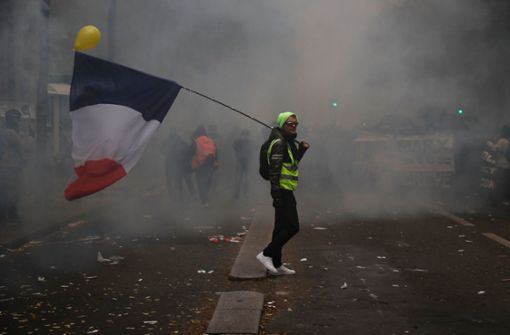 Rund eine Millionen Menschen waren in Frankreich bei den Generalstreik gegen die Rentenreform auf der Straße. Die Randale hielt sich dabei in Grenzen. Foto: AFP