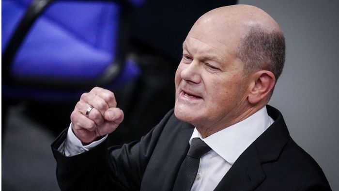 Bundestag: Wie Olaf Scholz den Boxkampf mit Friedrich Merz eröffnet