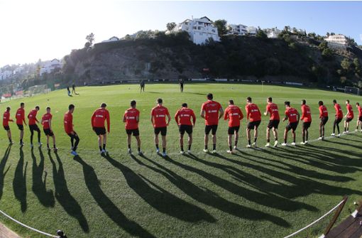 Intensive Tage liegen im recht langen Trainingslager in Marbella hinter den VfB-Spielern. Foto: Pressefoto Baumann/Hansjürgen Britsch