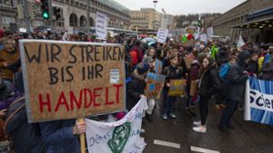Am vergangenen Freitag demonstrierten - wie hier in Stuttgart – weltweit Schüler und Studenten für einen verstärkten Klimaschutz. Foto: Lichtgut/Leif Piechowski