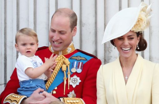 Prinz Louis bezauberte die Briten bei der Militärparade „Trooping the Colour“. Foto: Getty Images