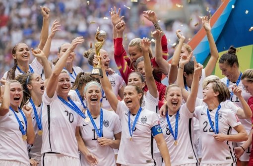 Die USA geinnen im torreichsten Frauen-Finale der WM-Geschichte. Foto: dpa