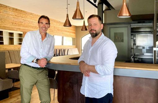 Michael Wilhelmer (links) und Richard Amonath starten in Kürze mit ihrem Restaurant New Josch  auf dem Killesberg. Foto: /Matthias Ring