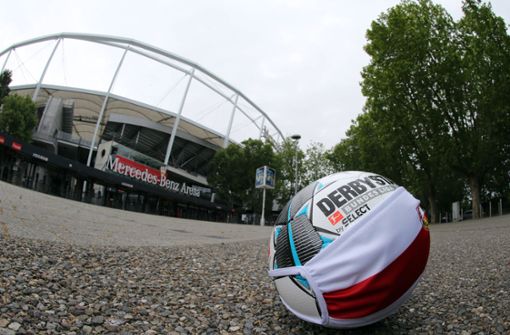 An diesem Samstag gilt Maskenpflicht in der Stuttgarter Arena Foto: imago//Rudel