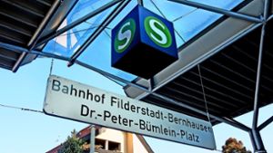 Noch ist Bernhausen mit der S-Bahn gut angebunden. Noch. Foto: Horst Rudel
