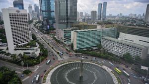 Überfüllt und staubelastet: die Hauptstadt Jakarta Foto: AFP