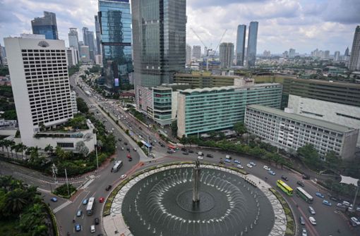 Überfüllt und staubelastet: die Hauptstadt Jakarta Foto: AFP