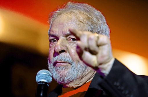 Lula da Silva will noch einmal für das Präsidentenamt in Brasilien antreten.  Bekommt Brasiliens Ex-Präsident  da Silva eine zweite Chance? Foto: dpa