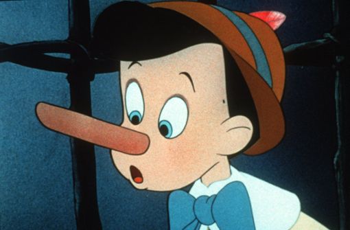 Gibt es die Pinocchio-Nase, die wenn schon nicht wie bei der Holzpuppe in Carlo Collodis Kinderbuch beim Lügen wächst, so sich doch zumindest verfärbt? Mimik-Experten halten diesen „Pinocchio-Effekt“ für ein Ammenmärchen. Forscher der spanischen Universität von Granada haben mit Hilfe von Wärmebildkameras nachgewiesen, dass sich bei Lügnern die Durchblutung und Temperatur eines Muskels an der Innenseite der Augen erhöht. Lügner haben zwar keine langen, aber zumindest warme Nasen (Szene aus dem Disney- Zeichentrickfilm „Pinocchio“) Foto: picture-alliance/dpa