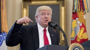US-Präsident Donald Trump lässt sämtliche Handelsbeziehungen zu anderen Ländern überprüfen. Foto: AP