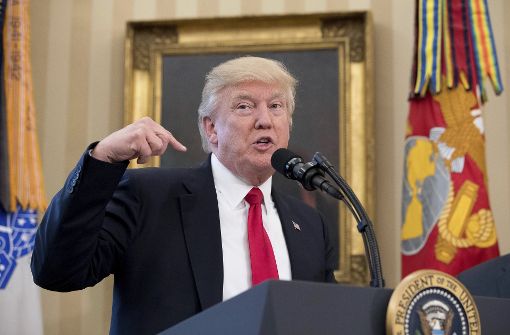 US-Präsident Donald Trump lässt sämtliche Handelsbeziehungen zu anderen Ländern überprüfen. Foto: AP