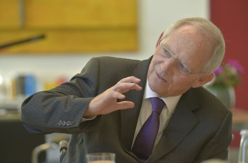 „Das war im Nachhinein nicht klug“ – Wolfgang Schäuble geht mit der europäischen Flüchtlingspolitik der Bundesregierung, der er selbst angehörte, hart in s Gericht. Foto: Michael Ebner