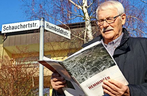 Der Name „Schauchert“ hat Walter Zimmermann Rätsel aufgegeben. Foto: factum/Granville