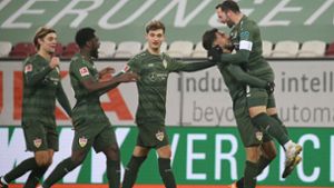Der VfB und seine Fans können mit der aktuellen Hinrunde durchaus zufrieden sein. Foto: Pressefoto Baumann//Alexander Keppler