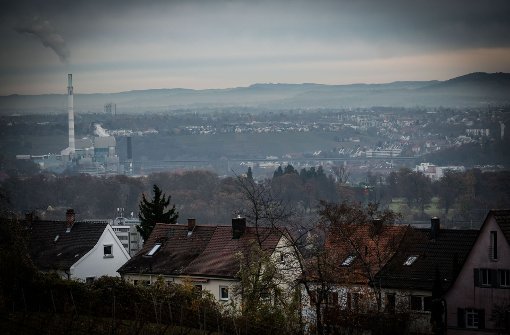 Smog über Stuttgart. Foto: Lichtgut/Achim Zweygarth