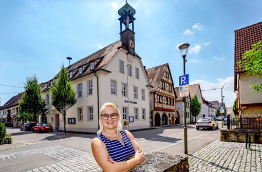 Frisch nach der Wahl im Jahr 2018 war die Welt für Tatjana Scheerle in Walheim noch in Ordnung. Foto: Archiv (/factum)