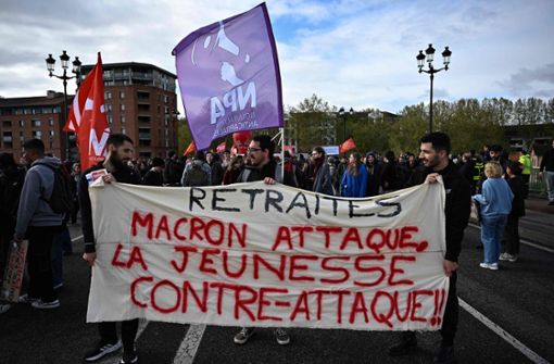 Die Proteste um die Rentenreform in Frankreich halten an. Foto: AFP/Lionel Bonaventure