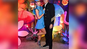 Paris Hilton und Ehemann Carter Reum auf der Casamigos Halloween Party. Foto: Michael Kovac/Getty Images for Casamigos