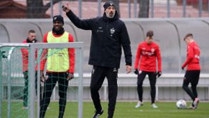 Der neue Chef auf dem Trainingsplatz des VfB Stuttgart:  Pellegrino Matarazzo Foto: Baumann
