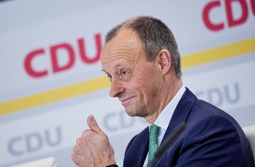 Friedrich Merz, der neue CDU-Chef, ruft seine Partei zu Mut und Erneuerungskraft auf. Foto: dpa/Michael Kappeler